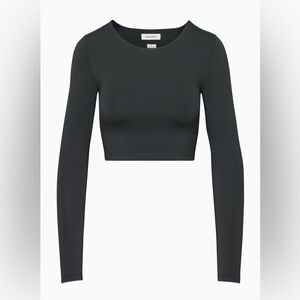Aritzia Babaton Contour Crew Cropped Longsleeve